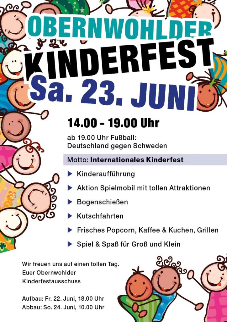 Kinderfest Obernwohlde 2018